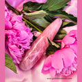 Rose Quartz Crystal Healing Wand – 7" | Reiki-Infused | Goddess Wands